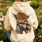 🎄🎅WEIHNACHTSANGEBOT 50 % RABATT!!🎁Süßes Highland Cow Sweatshirt mit Kapuze und kuscheligem Fleecefutter🦬