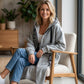 📢📢50%Rabatt!!!🎉💃Oversize-Kapuzen-Sweatshirt-Mantel für Damen