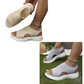 🔥HEISSER VERKAUF 50 % RABATT🎁👡 Damen Strick-Plateausandalen ✨ Atmungsaktive bequeme Sommersandalen mit weicher Sohle für Stadt & Spaziergänge