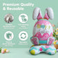 🎁 Oster-Frühbucher-Sale : €7.99!!🐰 Riesen 3D-Steh-Hase-Ballon – selbststehend für festliche Stimmung
