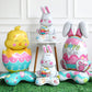 🎁 Oster-Frühbucher-Sale : €7.99!!🐰 Riesen 3D-Steh-Hase-Ballon – selbststehend für festliche Stimmung
