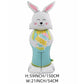 🎁 Oster-Frühbucher-Sale : €7.99!!🐰 Riesen 3D-Steh-Hase-Ballon – selbststehend für festliche Stimmung