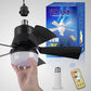 🔥Letzter Tag: 60% Rabatt!⏰🍃 Intelligenter Deckenventilator mit Licht, RGB-Beleuchtung und Bluetooth-Lautsprecher♨️❄️