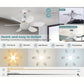 🔥Letzter Tag: 60% Rabatt!⏰🍃 Intelligenter Deckenventilator mit Licht, RGB-Beleuchtung und Bluetooth-Lautsprecher♨️❄️