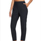 🔥Letzter Tag: 60% Rabatt!⏰👖Damen High-Waist Stretch-Hose mit sicheren Reißverschluss-Taschen, figurschmeichelnder Cropped-Schnitt für Büro, Sport & Alltag ✨