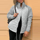 🔥Letzter Tag: 60% Rabatt! ⏰🧥Gestrickte Patchwork-Pufferjacke für Damen🎁
