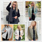 🔥Letzter Tag: 60% Rabatt! ⏰🧥Gestrickte Patchwork-Pufferjacke für Damen🎁