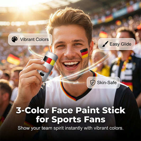 🎁Letzter Tag: 2 zum Preis von 1🔥Gesichtsmalstift mit Nationalflagge für Sportfans