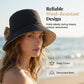 🏖️ Sommer-Sale 50% Rabatt 🏝️👒 🎀Damen-Sonnenhut mit Schleife und breiter Krempe – faltbar, 360°-Schutz🎁