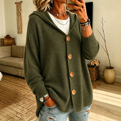 ⏳Begrenzte Zeit 50% Rabatt💥✨👚Women's Casual Hooded Sweater Cardigan