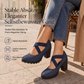 📢📢50%Rabatt!!!🎉✨Mary-Jane-Schuhe für Damen mit runder Spitze, überkreuzten Riemen, Blockabsatz, Plateau und Cut-Out-Ausschnitten, hochhackig