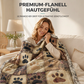 ⏳Begrenzte Zeit 50% Rabatt💥Niedliche Pfotenabdruck Weiche Flanell Decke