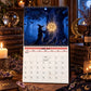 🌙50% Rabatt💥🔮Hexenkalender 2027 – Mystischer 12-Monats-Hexenkalender, Wandplaner „Verzauberter Wald“ für Wicca-, Hexen- und Magieliebhaber