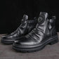 [Bestes Geschenk] Klassische lässige Herrenstiefel mit seitlichem Reißverschluss aus Leder