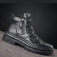 [Bestes Geschenk] Klassische lässige Herrenstiefel mit seitlichem Reißverschluss aus Leder