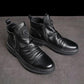 [Bestes Geschenk] Klassische lässige Herrenstiefel mit seitlichem Reißverschluss aus Leder
